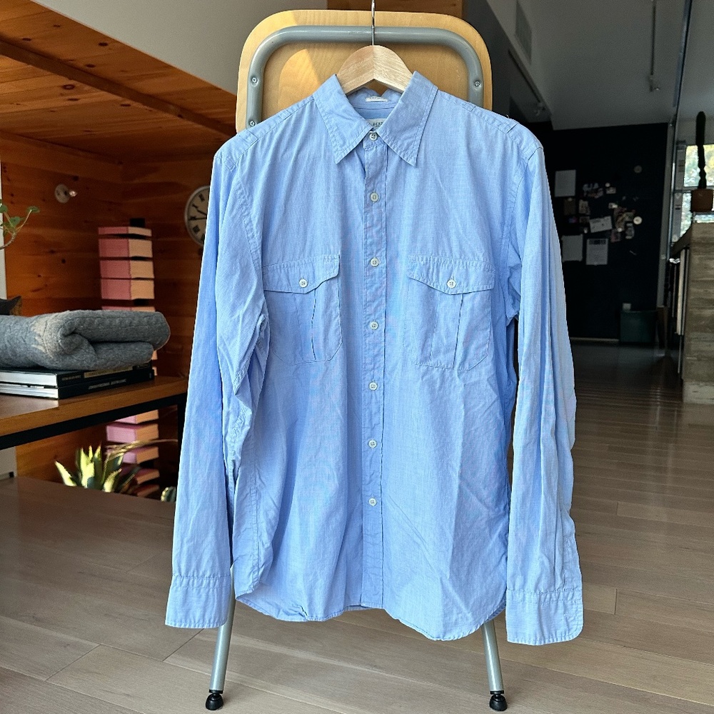 J. Crew x Casual Button Down  Shirt